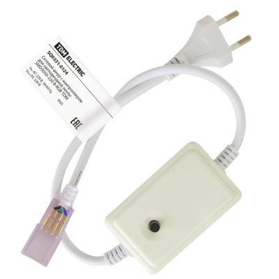 Сетевой шнур для светодиодной ленты SMD5050-220 В-RGB TDM Сетевой шнур для светодиодной ленты SMD5050-220 В-RGB TDM