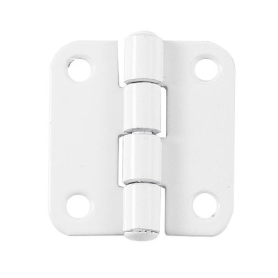 Петля накладная ПН5-40 полимер белая пакет (в упак 10шт) Ф