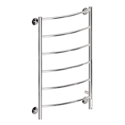 Полотенцесушитель электрический ЛД (5) нерж. 600*400 греющий кабель с ДИММЕРОМ 72 Вт