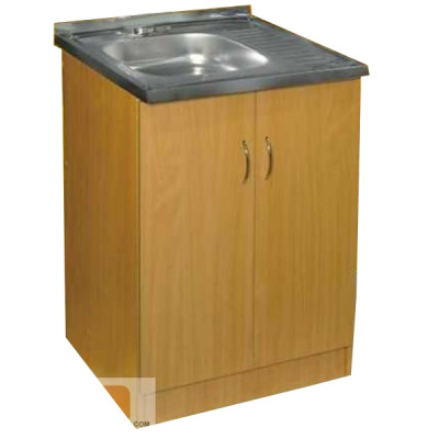 Тумба под нерж. мойку 60*60 вишня Домино (без мойки) Тумба под нерж. мойку 60*60 вишня Домино (без мойки)