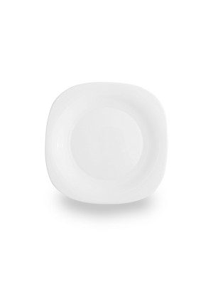 Тарелка стеклокерамическая обеденная 25,5 см PO-290 White-Square Parsopal