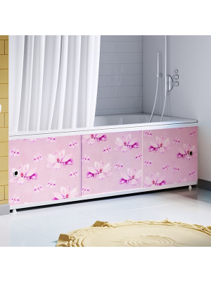 Экран для ванны 1,5м Оптима Decor магнолия 1480х496х29 Экран для ванны 1,5м Оптима Decor магнолия 1480х496х29
