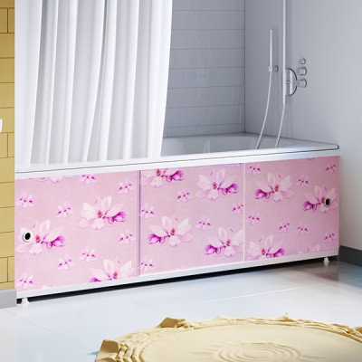 Экран для ванны 1,5м Оптима Decor магнолия 1480х496х29