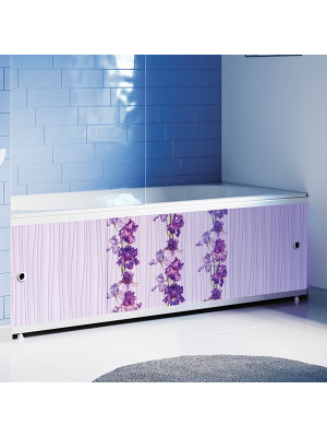 Экран для ванны 1,7м Оптима Decor ирис 1680х496х29 Экран для ванны 1,7м Оптима Decor ирис 1680х496х29