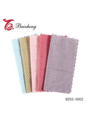 Салфетка микрофибра для уборки 5 шт 25*25 см микс BZ02-0002 Baizheng