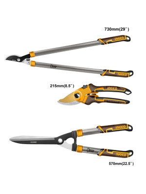 Набор садовый (сектор, кусторез, сучкорез) HLT93301 INDUSTRIAL Набор садовый (сектор, кусторез, сучкорез) HLT93301 INDUSTRIAL
