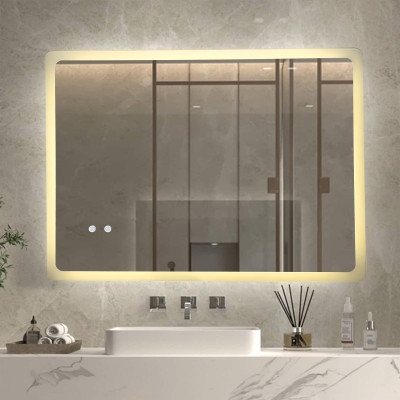 Зеркало для ванной 60*80 см LED подсветка антизапотевание прямоугольное KN-822A60/80 KNOIS