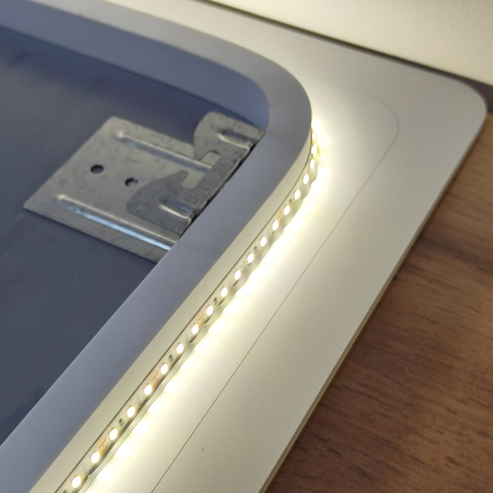 Зеркало для ванной 60*80 см LED подсветка антизапотевание прямоугольное KN-822A60/80 KNOIS
