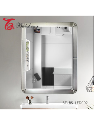 Зеркало 60*80 см с LED-подсветкой контур полосы BZ-BS-LED002 Зеркало 60*80 см с LED-подсветкой контур полосы BZ-BS-LED002