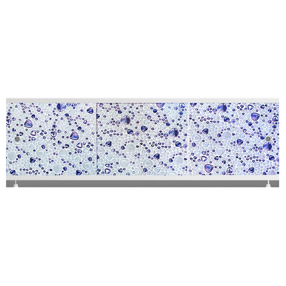 Экран для ванны 1,5м Оптима Decor мозаика жемчужная 1480х496х29