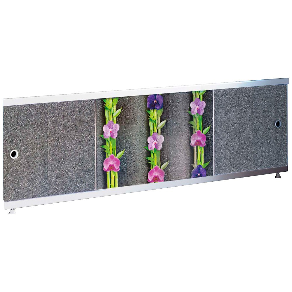 Экран для ванны 1,7м Оптима Decor орхидея 1680х496х29