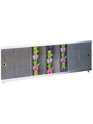 Экран для ванны 1,7м Оптима Decor орхидея 1680х496х29 Экран для ванны 1,7м Оптима Decor орхидея 1680х496х29