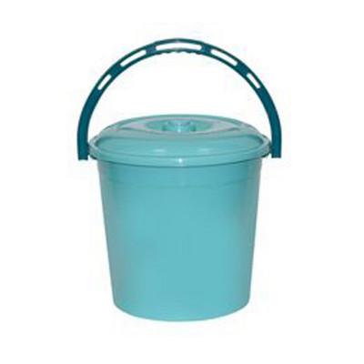Ведро пластиковое 10 л с крышкой мята Violet Ведро пластиковое 10 л с крышкой мята Violet