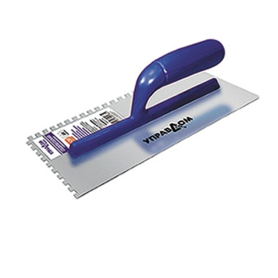 Гладилка 130*280 мм нерж зуб пл. ручка 6*6 Управдом Гладилка 130*280 мм нерж зуб пл. ручка 6*6 Управдом