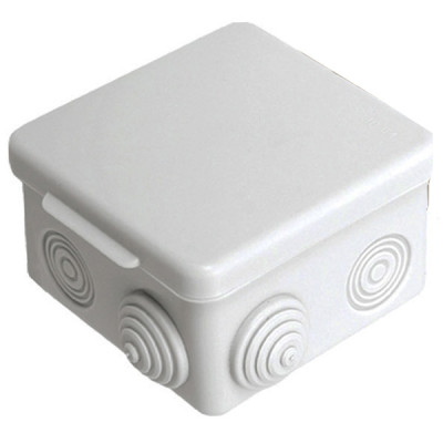 Коробка распаячная ОП 80х80х50мм, крышка, IP54, 7вх. TDM Коробка распаячная ОП 80х80х50мм, крышка, IP54, 7вх. TDM