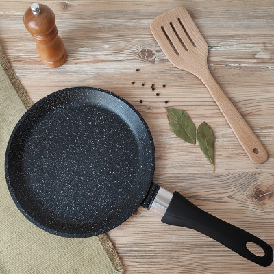 Блинница алюминиевая 22 см Гранит Горница