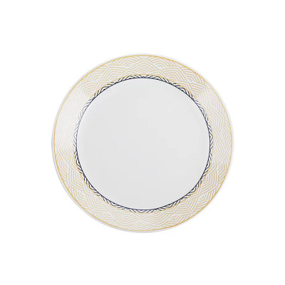 Тарелка стеклокерамическая обеденная 26,5 см Abrice Коралл