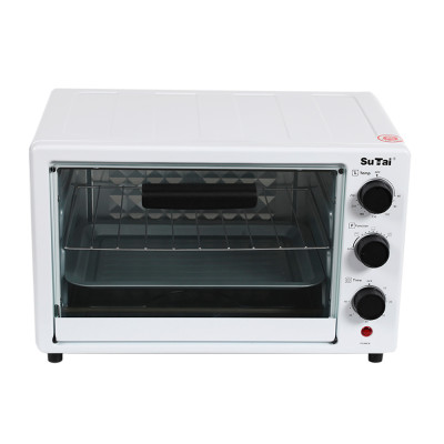 Мини-печь 22 л противень решетка белый Baizheng