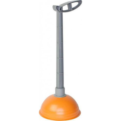 Вантуз Мега с высокой ручкой Д 140мм оранжевый Aquant (16) AQ4078ОР-16-MR