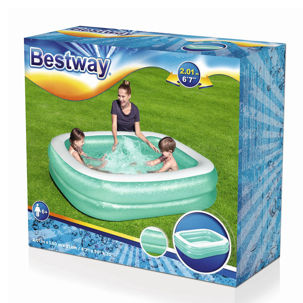 Бассейн надувной 201х150х51 см 450 л BestWay 54005