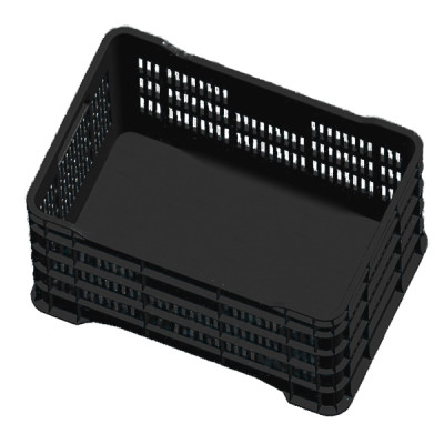 Ящик для овощей 45л (510х345х300) сплошное дно