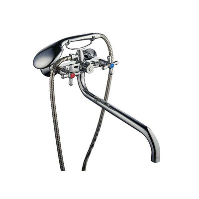 Смеситель д/ванны махов. длин. излив (S-нос) дивертер в корпусе F1737-G33-X01 Смеситель д/ванны махов. длин. излив (S-нос) дивертер в корпусе F1737-G33-X01