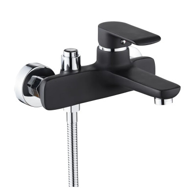 Смеситель DIKALAN для ванны однорыч., дивертор кнопка в корпусе, ЧЕРНЫЙ (12) D31375-7 Смеситель DIKALAN для ванны однорыч., дивертор кнопка в корпусе, ЧЕРНЫЙ (12) D31375-7