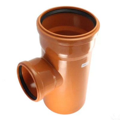 Тройник канализационный РР Д-160/110 * 90гр. для нар.кан. Jakko