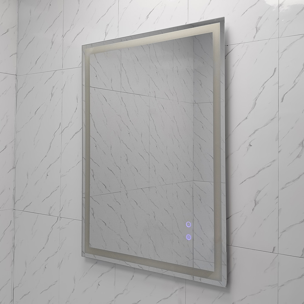 Зеркало для ванной 60*80 см LED подсветка антизапотевание прямоугольное KN-1047A60/80 KNOIS