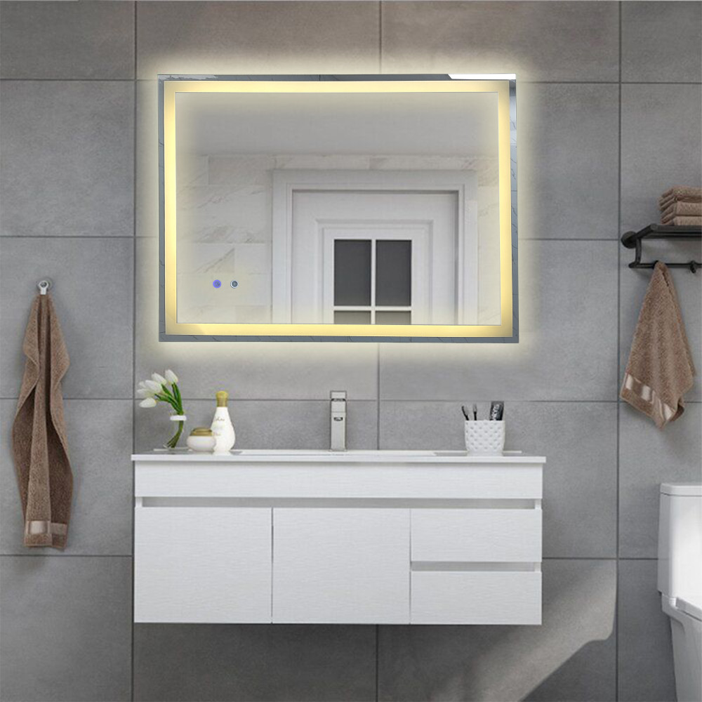 Зеркало для ванной 60*80 см LED подсветка антизапотевание прямоугольное KN-1047A60/80 KNOIS