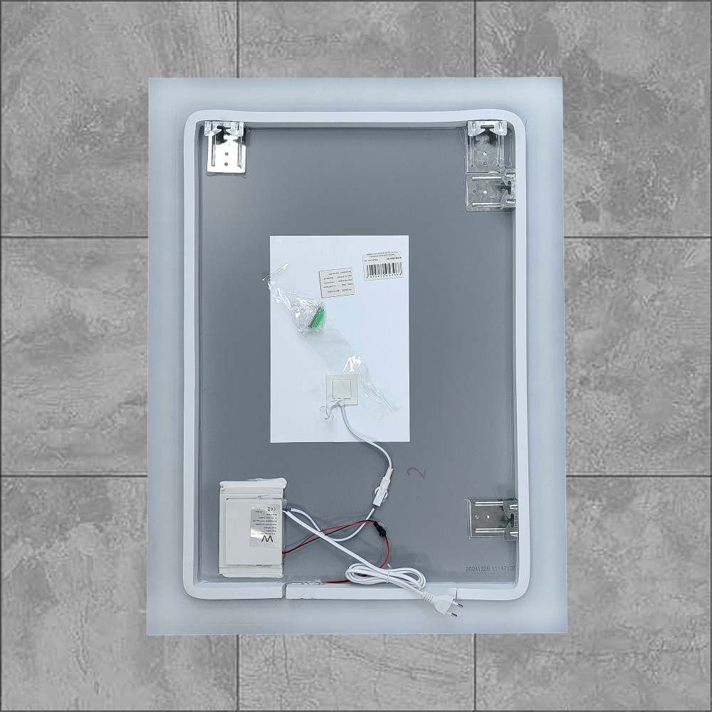 Зеркало для ванной 60*80 см LED подсветка антизапотевание прямоугольное KN-1047A60/80 KNOIS