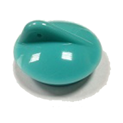 Пробка в ванну бирюзовая