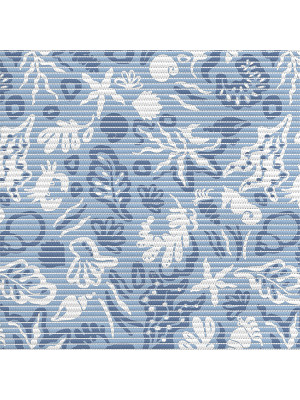 Коврик для ванной ПВХ 0,65*15м V37-blue
