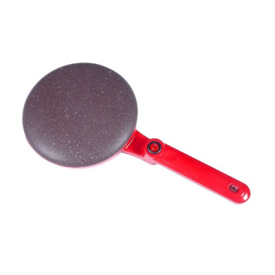 Блинница электрическая 650 Вт погружная с тарелкой антипригар покрытие красный Raf