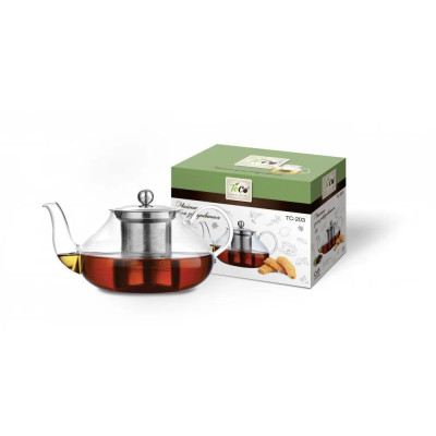 Чайник стеклянный заварочный 600 мл Классик Teco