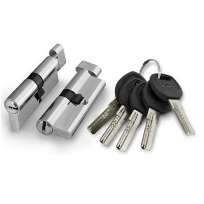 Цилиндровый механизм с вертушкой А202/60mm (25+10+25) SN мат.никель 5кл.