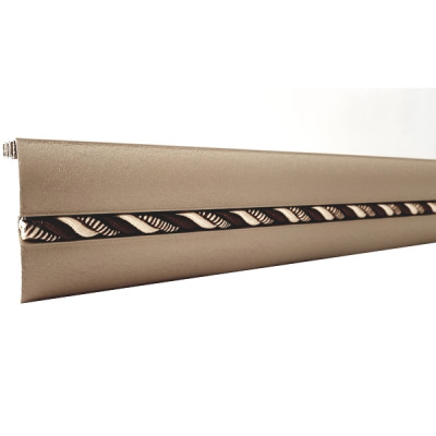 Карниз алюминиевый 3-рядный АЛ-406 2,5м Мокко шнур Карниз-Сервис Карниз алюминиевый 3-рядный АЛ-406 2,5м Мокко шнур Карниз-Сервис