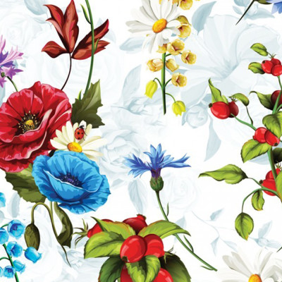 Клеенка ПВХ тканевая основа 1,37(+-3)*20 м рис STS3007 Grace