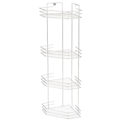 Полка металлическая для ванной 4-х ярусная 20,5*20,5*72 см Рыжий Кот Полка металлическая для ванной 4-х ярусная 20,5*20,5*72 см Рыжий Кот