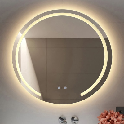 Зеркало для ванной 70 см LED подсветка антизапотевание круглое KN-1139A70 KNOIS