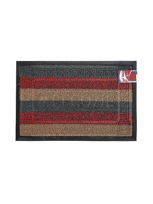 Коврик придверный BAIZHENG 60*90 (Welcome) красно-черный (Bay) Коврик придверный BAIZHENG 60*90 (Welcome) красно-черный (Bay)