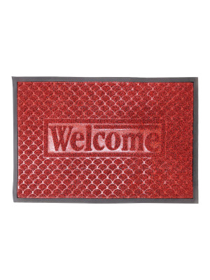 Коврик придверный BAIZHENG 60*90 (Welcome) красный (Bay) Коврик придверный BAIZHENG 60*90 (Welcome) красный (Bay)