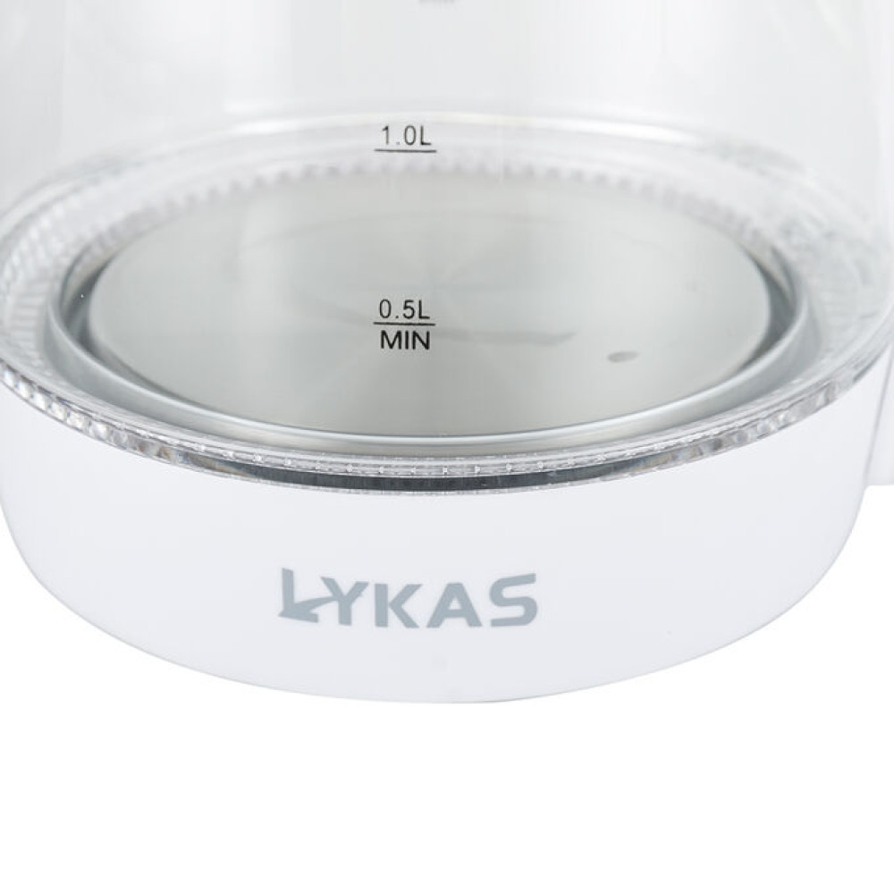 Чайник стеклянный электрический 1,7 л 1,85 кВт подстветка L-1748 Lykas