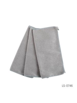 Салфетка полиэстер для уборки 3 шт 30*30 см с петелькой LS-0746 Baizheng