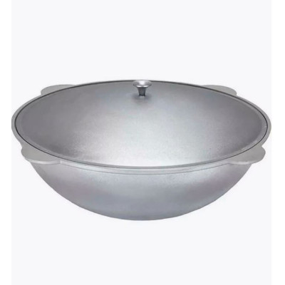 Казан алюминиевый  12 л 40 см крышка Татарский Гардарика