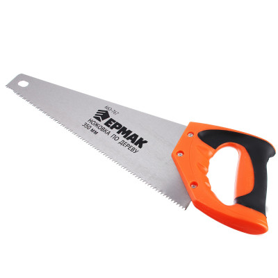 ЕРМАК Ножовка по дереву, 350мм, зуб 5мм. ЕРМАК Ножовка по дереву, 350мм, зуб 5мм.