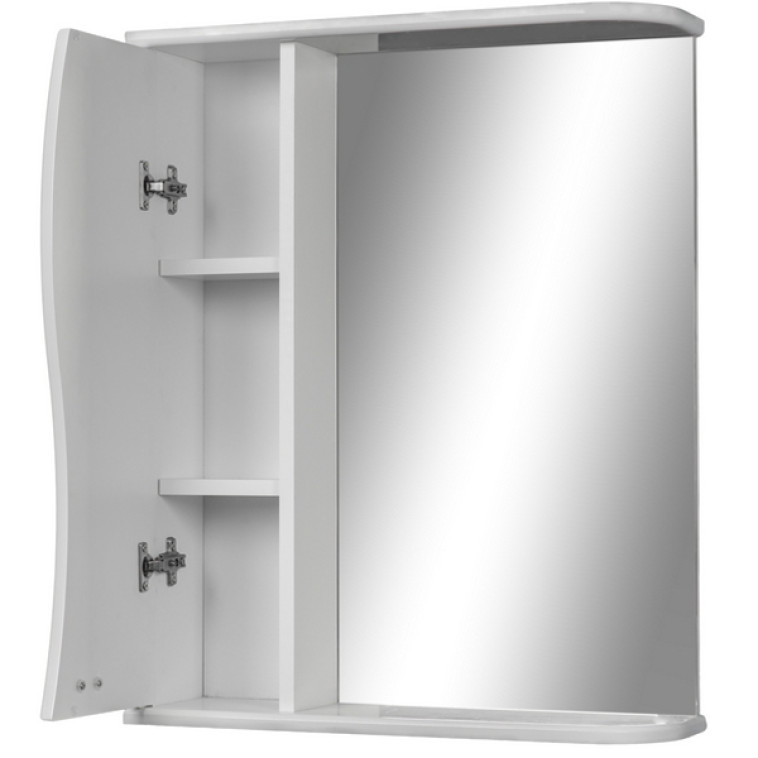 Картинка Шкаф-зеркало Волна 55 левый Айсберг