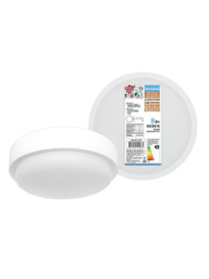 Светильник светодиодный LED ДПП 3901 8Вт 6500К IP65 круг 140*57мм Народный Светильник светодиодный LED ДПП 3901 8Вт 6500К IP65 круг 140*57мм Народный