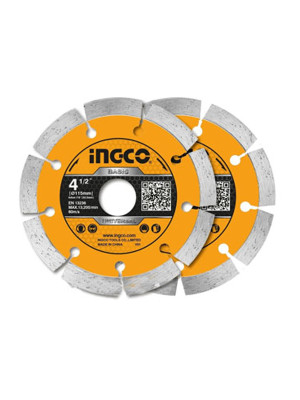 Круг алмазный сегментный 115 мм INGCO DMD0111523 Круг алмазный сегментный 115 мм INGCO DMD0111523