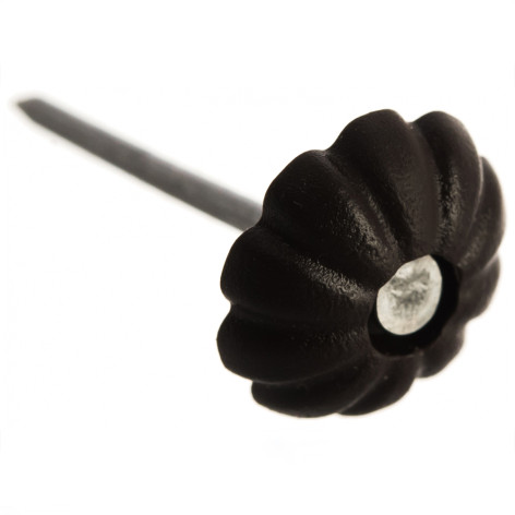 Гвозди декоративные 25мм цинк пластиковая шляпка Темно-коричневый